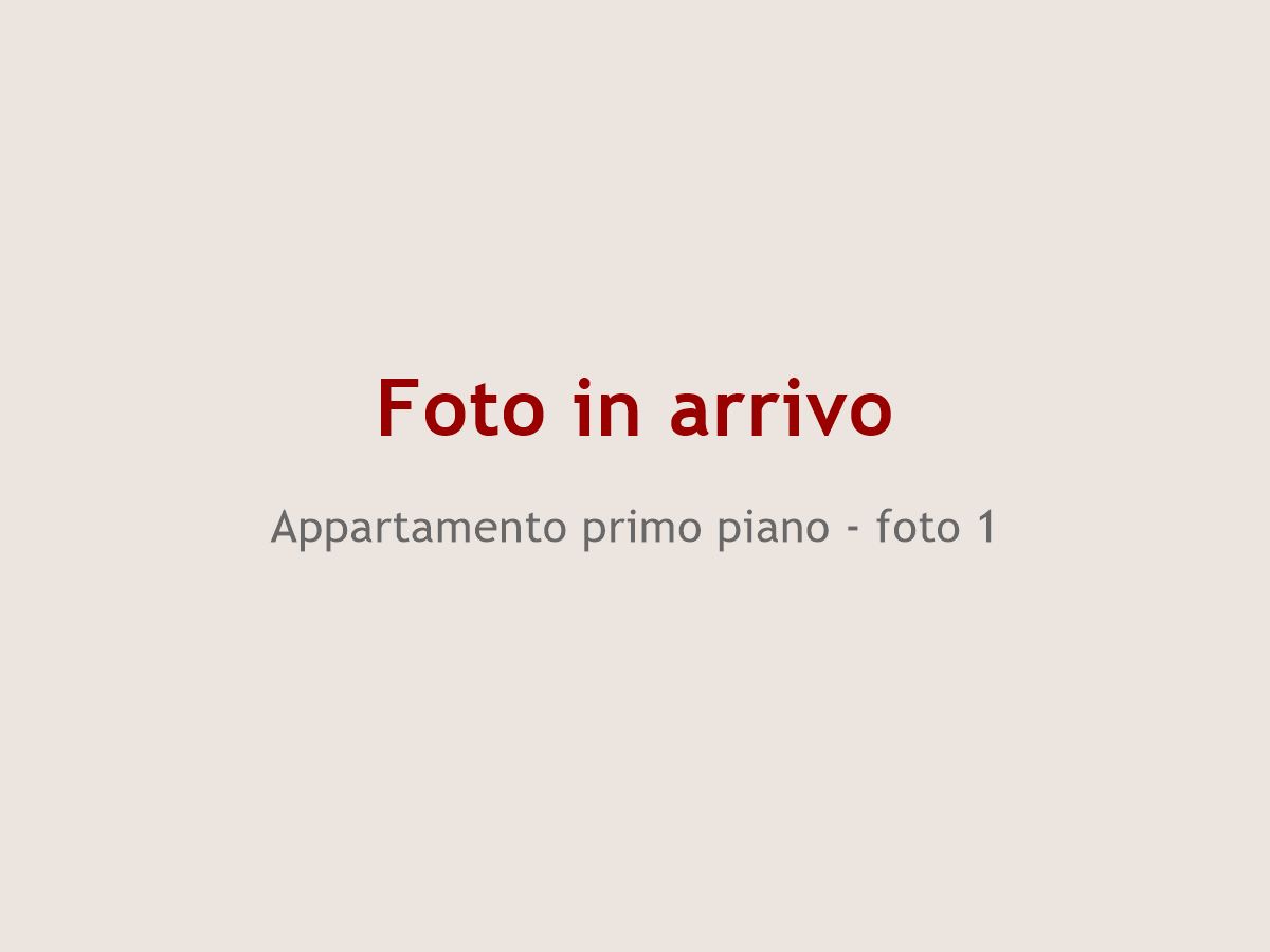 Appartamento al primo piano (foto in arrivo)